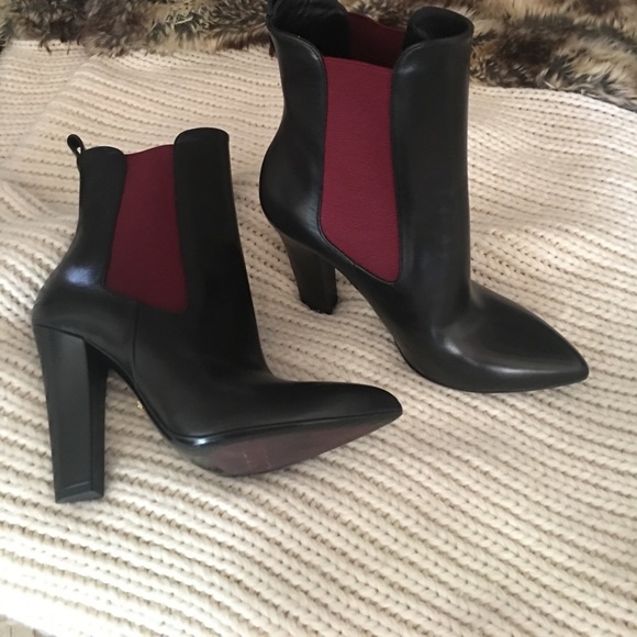 Gucci Shoes - GUCCI LEATHER BOOTS